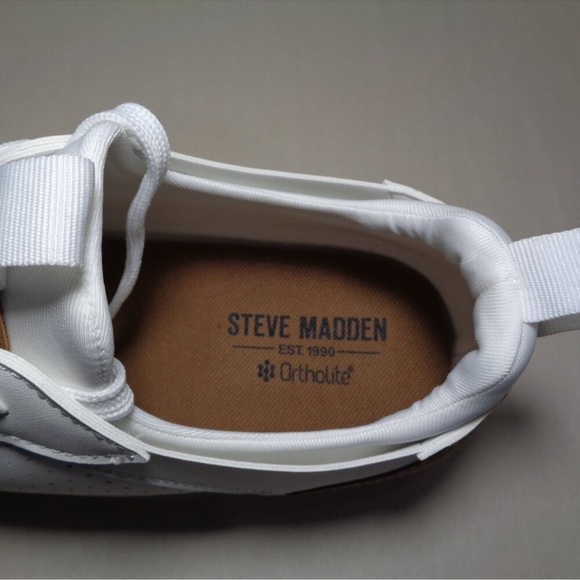 Steve Madden Men SONNY White Lace Up Jogger Sneakers Shoes - size 12 US - Picture 13 of 15